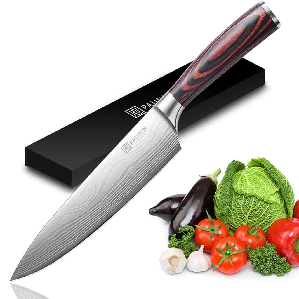 N1 Mes met Luxe geschenkverpakking met groente